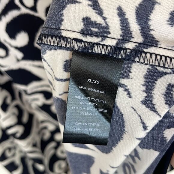 Jessica Howard Sleeveless Black and Yellow Patterned Dress Size XL - Picture 4 of 6